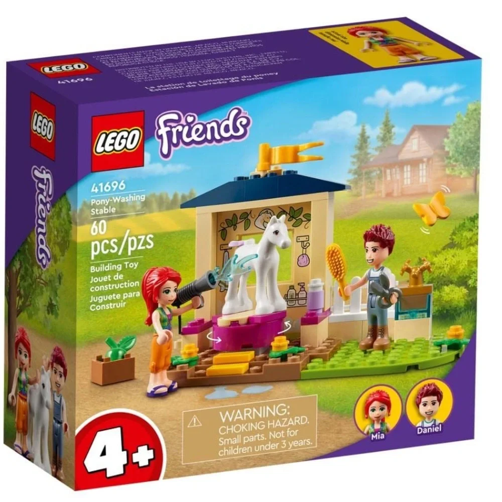 41696 LEGO Friends Pony Washing Stable Set with Minifigures & Horse